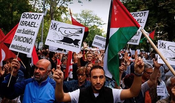 Nationwide strike and demonstration by Spaniards in support of Palestine