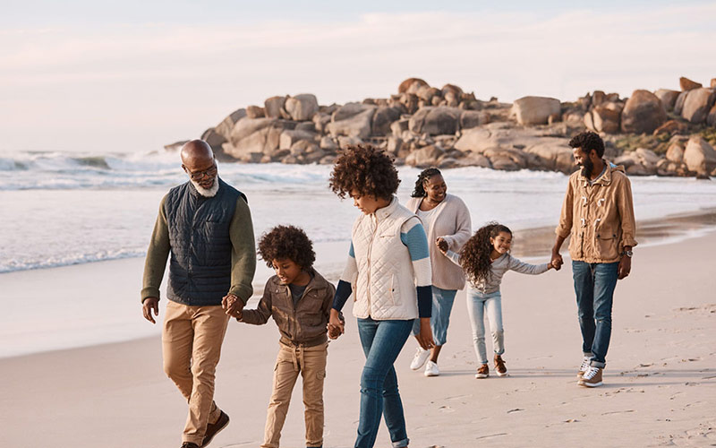 Family trip with children