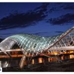 Peace Bridge is one of Tbilisi's attractions
