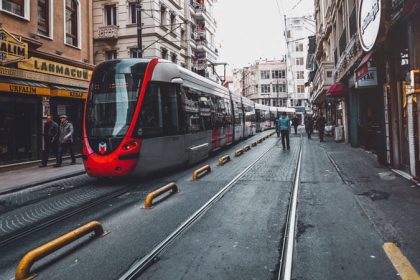 Istanbul tram line, photo source: tunnel time website, photographer: unknown