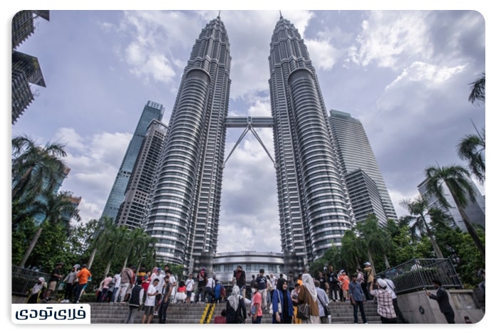 Petronas Twin Towers, one of the most famous sights in Malaysia