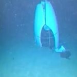 Image of the sunken Titan submarine