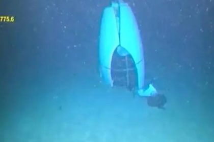 Image of the sunken Titan submarine