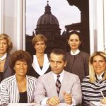 Karl Lagerfeld with the Fendi sisters