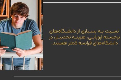 Lower cost of studying in French universities