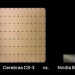 Comparison of Cerebras CS-3 chip with Nvidia B200