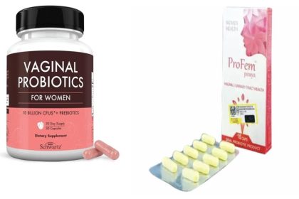 Oral and vaginal probiotic pills for vaginal infection