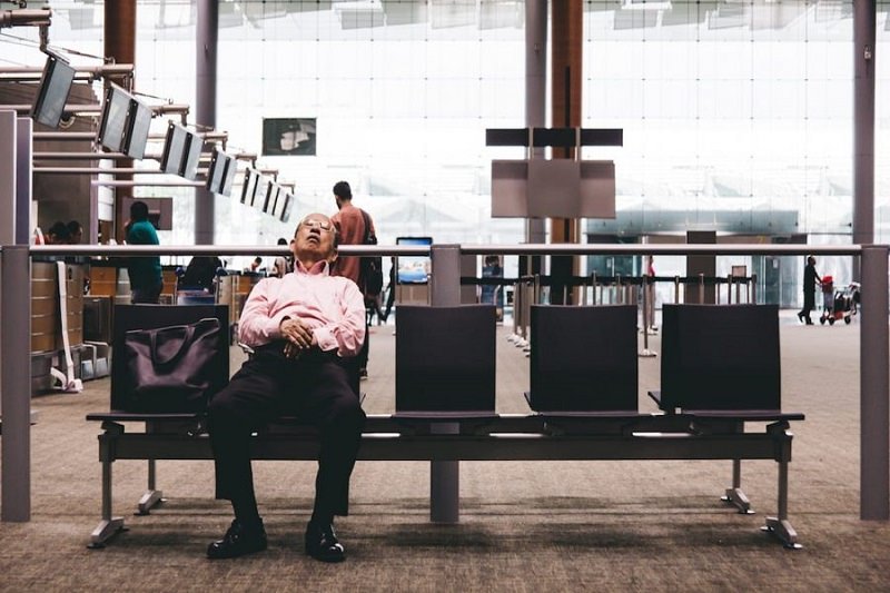 A passenger left from the flight. Photo from FLYERS website
