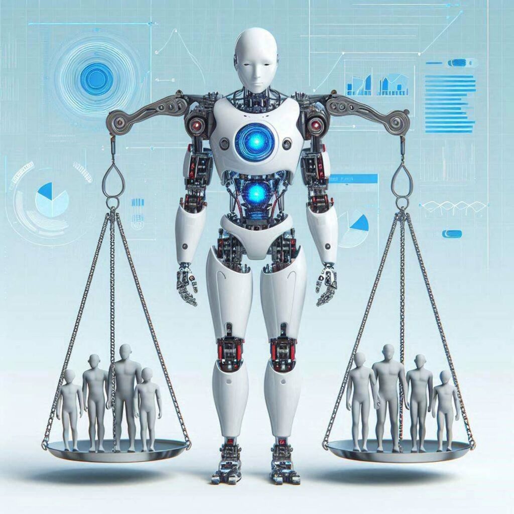 Social equality with artificial intelligence