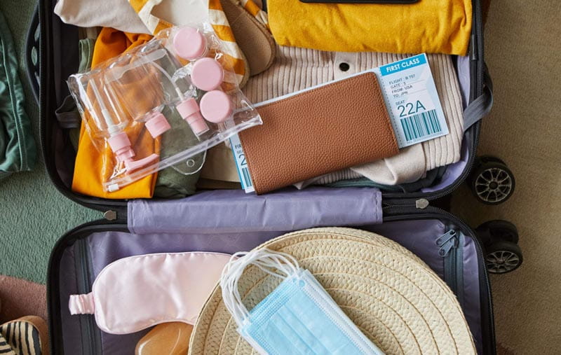 Essential equipment on the plane, photo source: nordace website, photographer: unknown