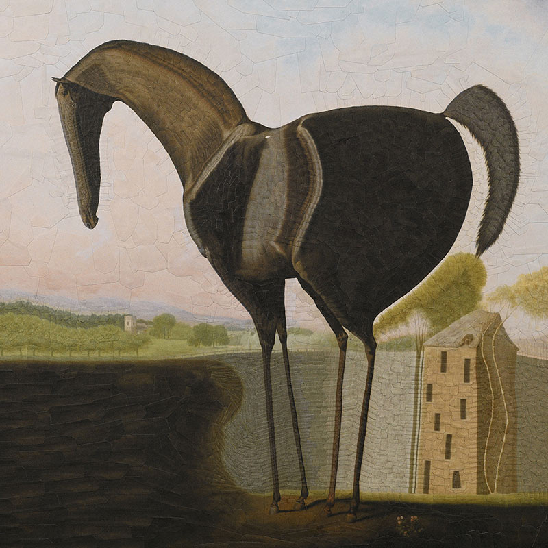 Paper horse made by Lola Dupre