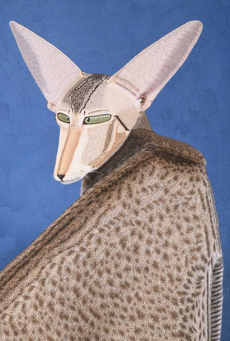 Paper deer made by Lola Dupere