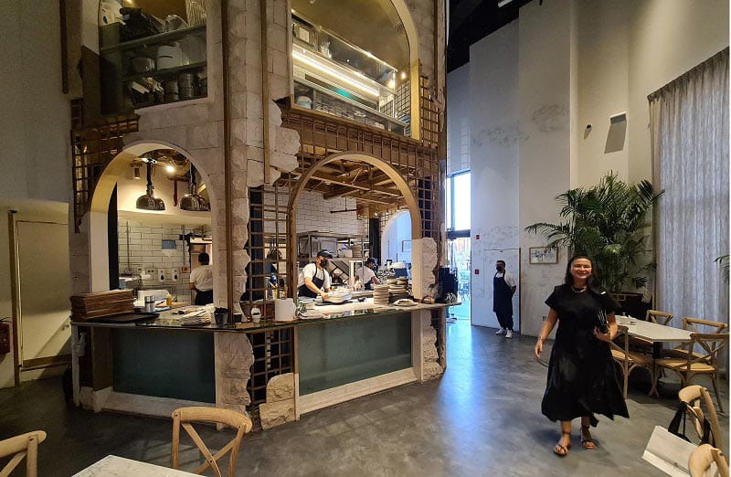 The interior of Orfali Brothers Restaurant in Dubai, photo source: Taste & Flavors website, photographer: unknown