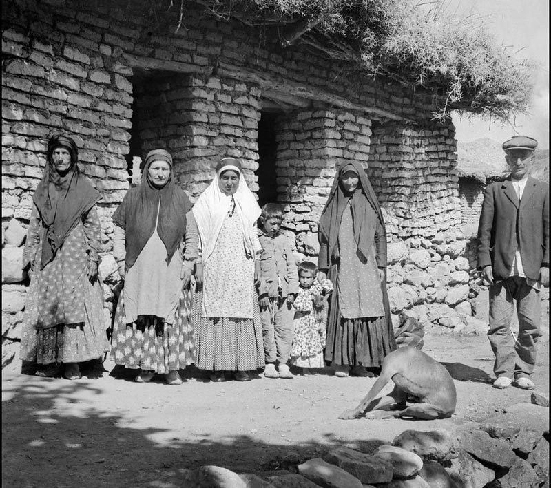 A rural family in Qajar era Iran