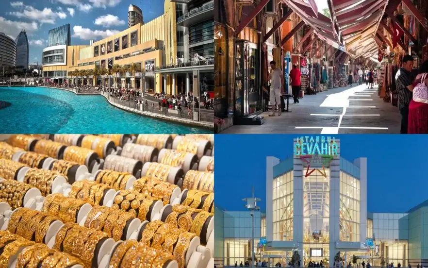 Is Dubai better or Istanbul? Should we choose Dubai or Istanbul for a trip? 7 Shopping malls in Dubai and Istanbul