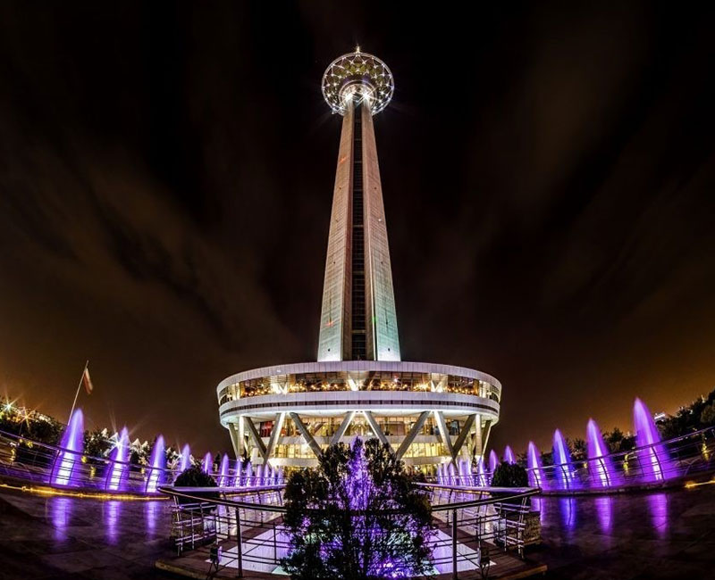 Milad Tower at night, photo source: linkedin.com, photographer: unknown