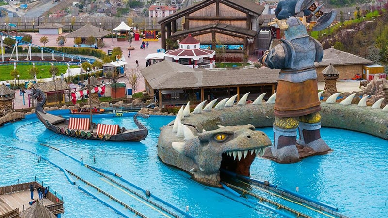Vialand water park is one of the most popular amusements in Istanbul for children