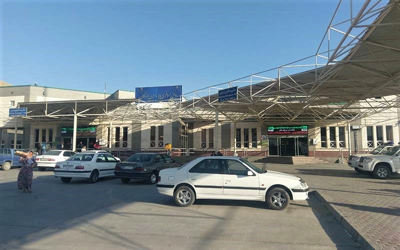Car park at Bazargan border, photo source: Google Map, photographer: Ali Sahlolbei