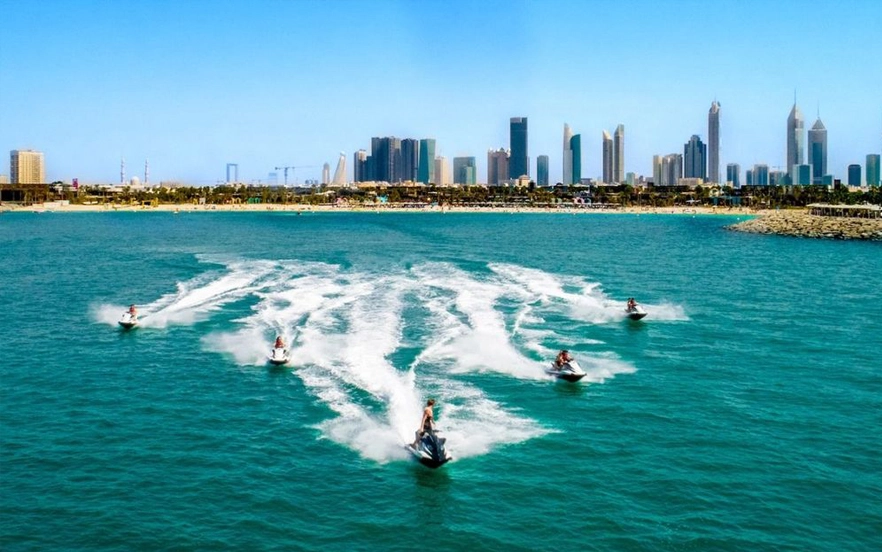 Water sports at Lamar Beach with fee