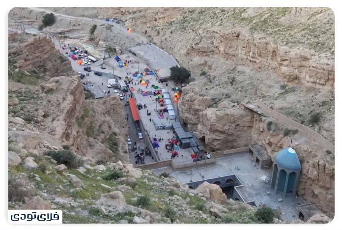 The tomb of Bibi Hakimeh Khatoon is one of the places of interest in Gachsaran