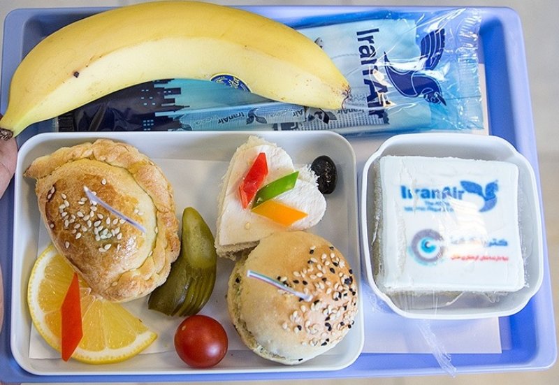 Iran Air meal; Photo source: Wikimedia site. Photographer: Mohsen Atai