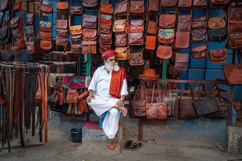 Indian bag seller