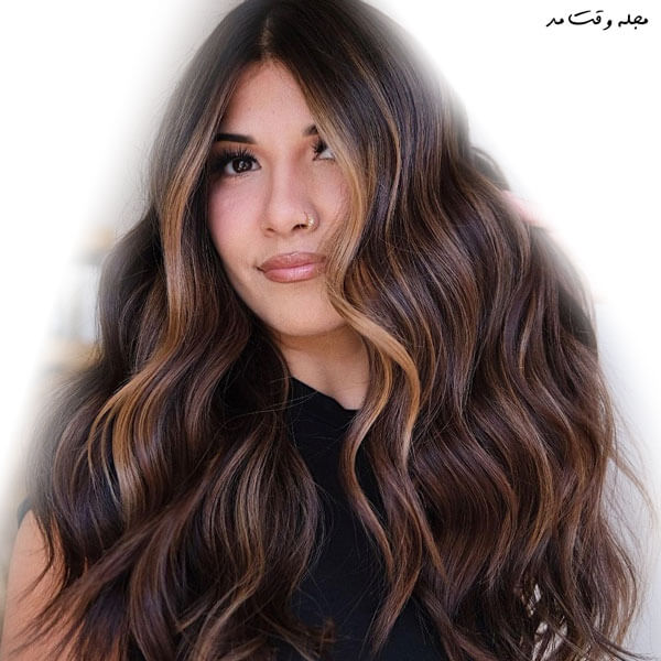 Balayage face frame