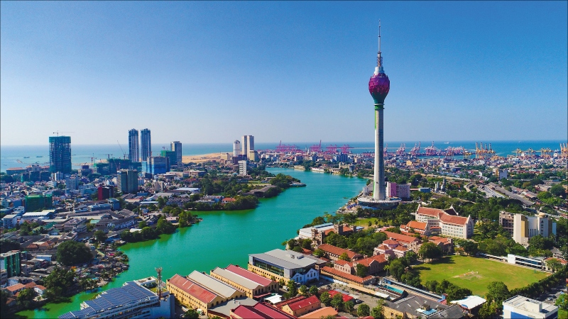 View of Colombo, the commercial capital of Sri Lanka; Photo source: magazine.airvistara.com. Photographer: Unknown