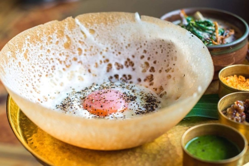 Sri Lankan breakfast hopper; Photo source: tastingtable.com. Photographer: Unknown
