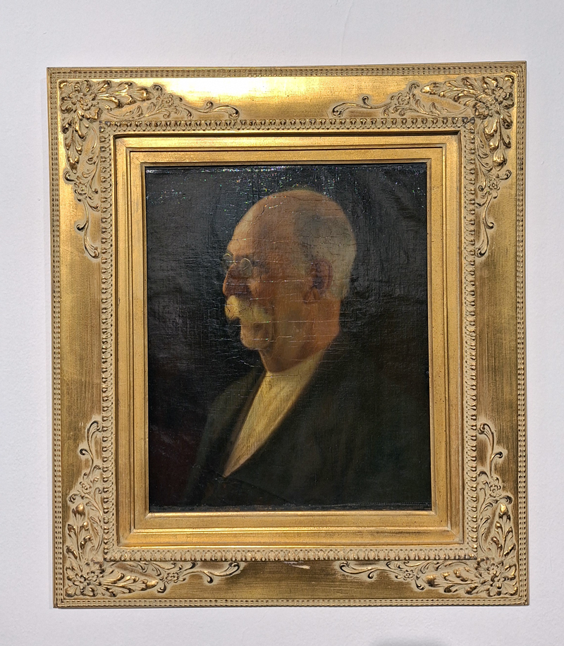 Self-portrait of Kamal al-Mulk in Tehran Museum of Contemporary Arts