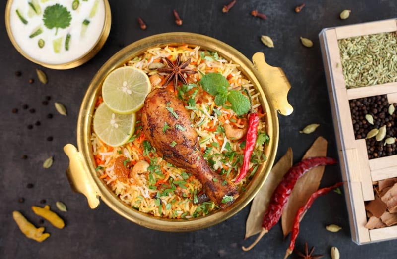 Indian Biryani; Photo source: rainforestcruises; Name of the photographer: unknown