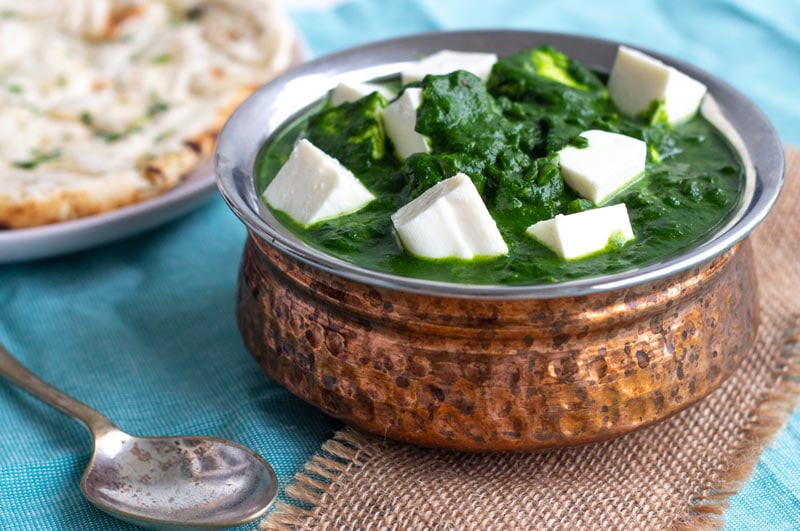 Indian paneer palak; Photo source: Mirchitales; Name of the photographer: unknown