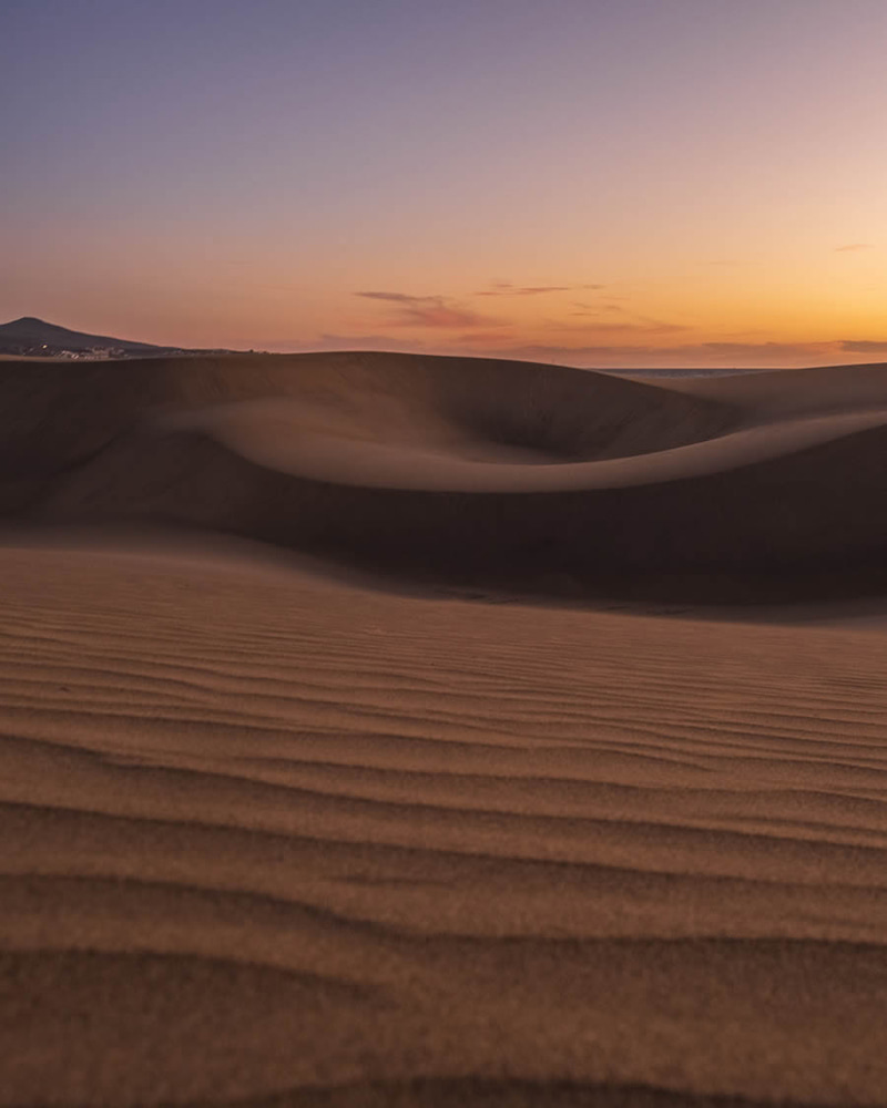 The rolling sand dunes of Spain