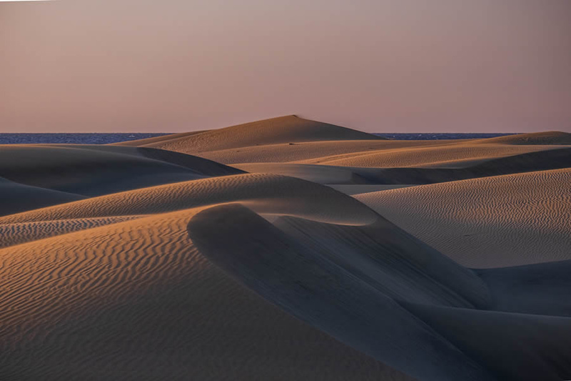 Sand dunes in Spain