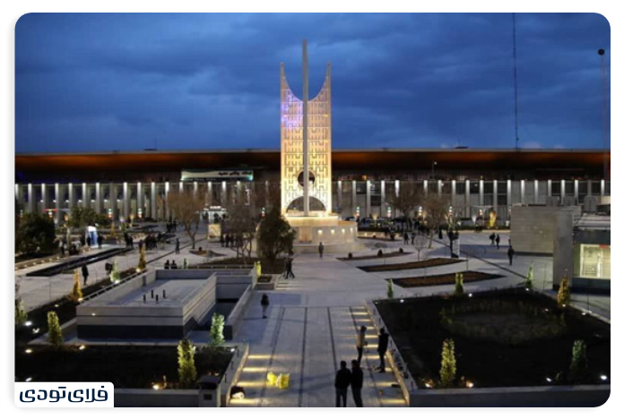 Where is the Mashhad railway station? Mashhad railway + photo