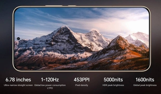 Honor Magic 7 display