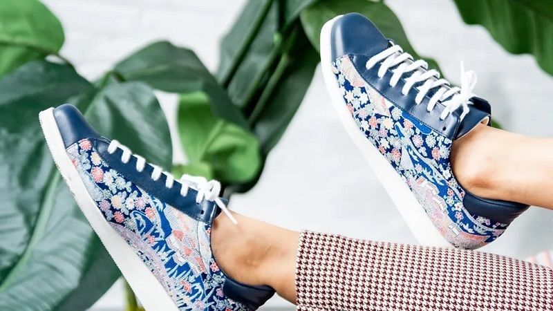 Japanese souvenir kimono sports shoes; Photo Source: www.timeout.com Photographer: Unknown