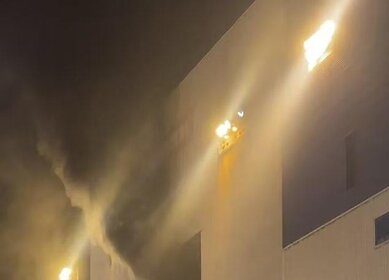 A fire in the British nuclear submarine factory