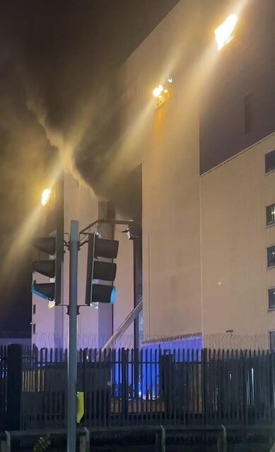 A fire in the British nuclear submarine factory