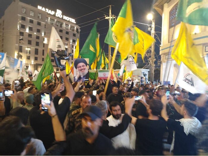 Burial of Martyr Nilforoshan in Najaf Ashraf and circumambulation in the shrine of Hazrat Ali (AS)