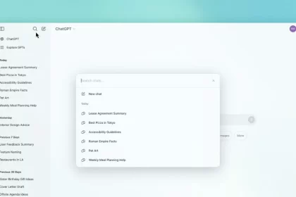 Search chatgpt history