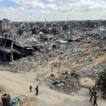 Germany and Israel; 2 Genocide in Gaza on a coin