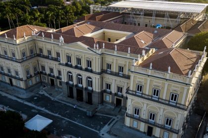A picture of the National Museum of Brazil