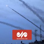 Pictures of the moments of rocket launchers in Shlomi town of occupied Sezermin