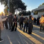 The establishment of the first anti-Zionist gathering of Georgians in front of the American embassy