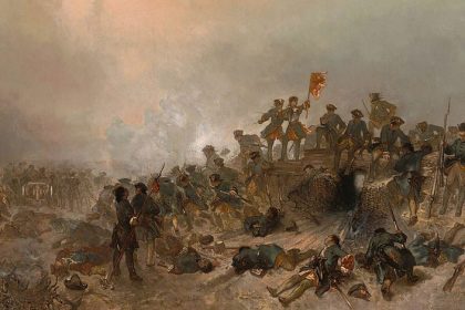 old painting of the war of the Dutch army; Photo source: boijmans.nl, photographer: Charles Rochussen