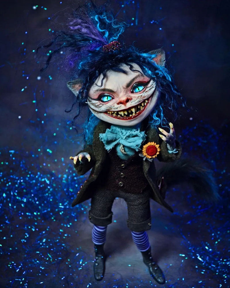 Playful Halloween doll