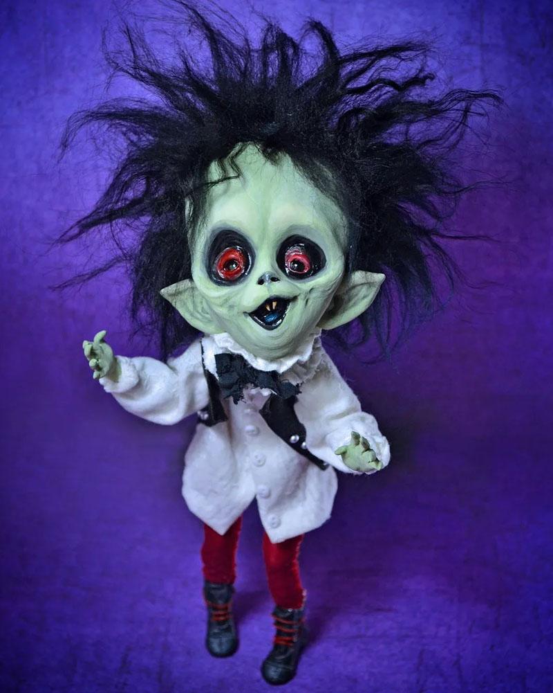 Halloween doll like Robert Smith (Robert Smith) British singer