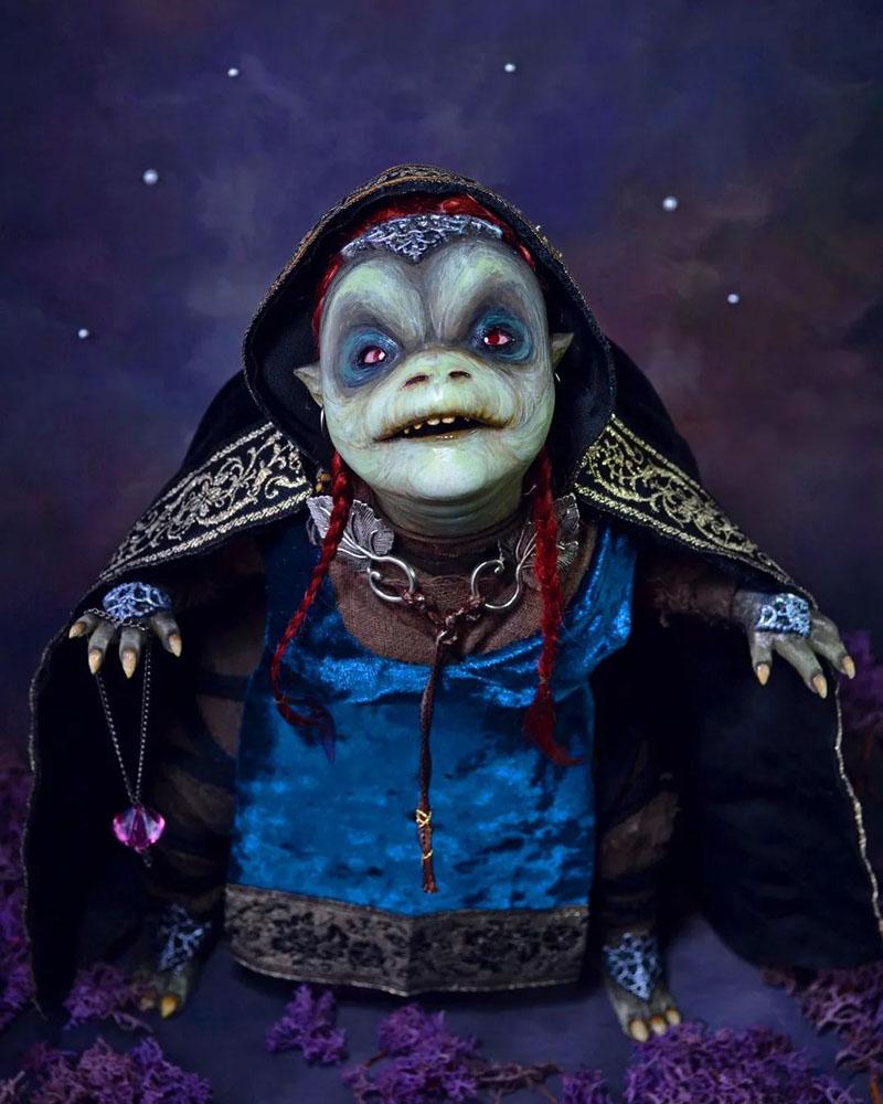 Halloween scary witch doll