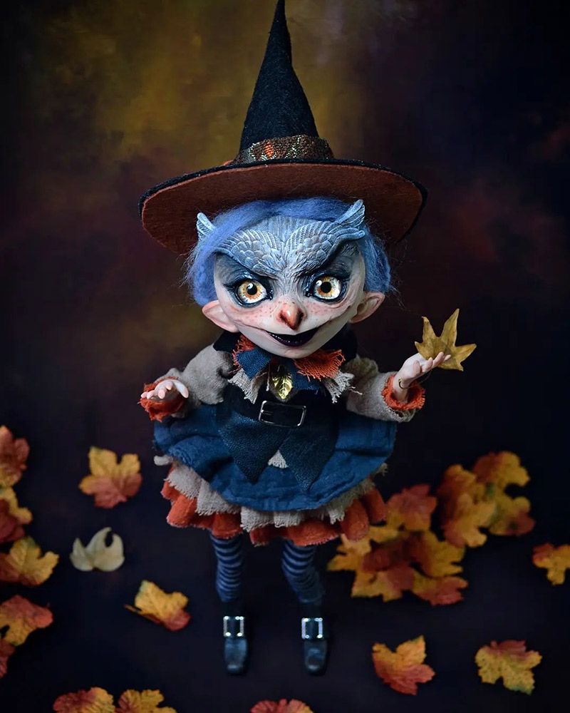 Halloween autumn doll